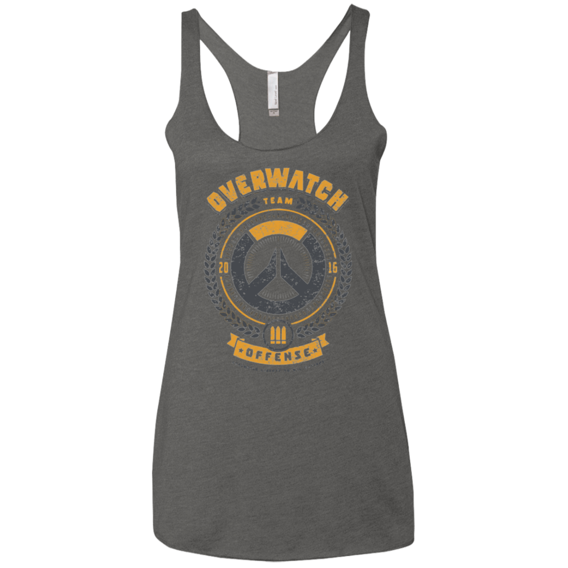 T-Shirts Premium Heather / X-Small Offense Team Women's Triblend Racerback Tank