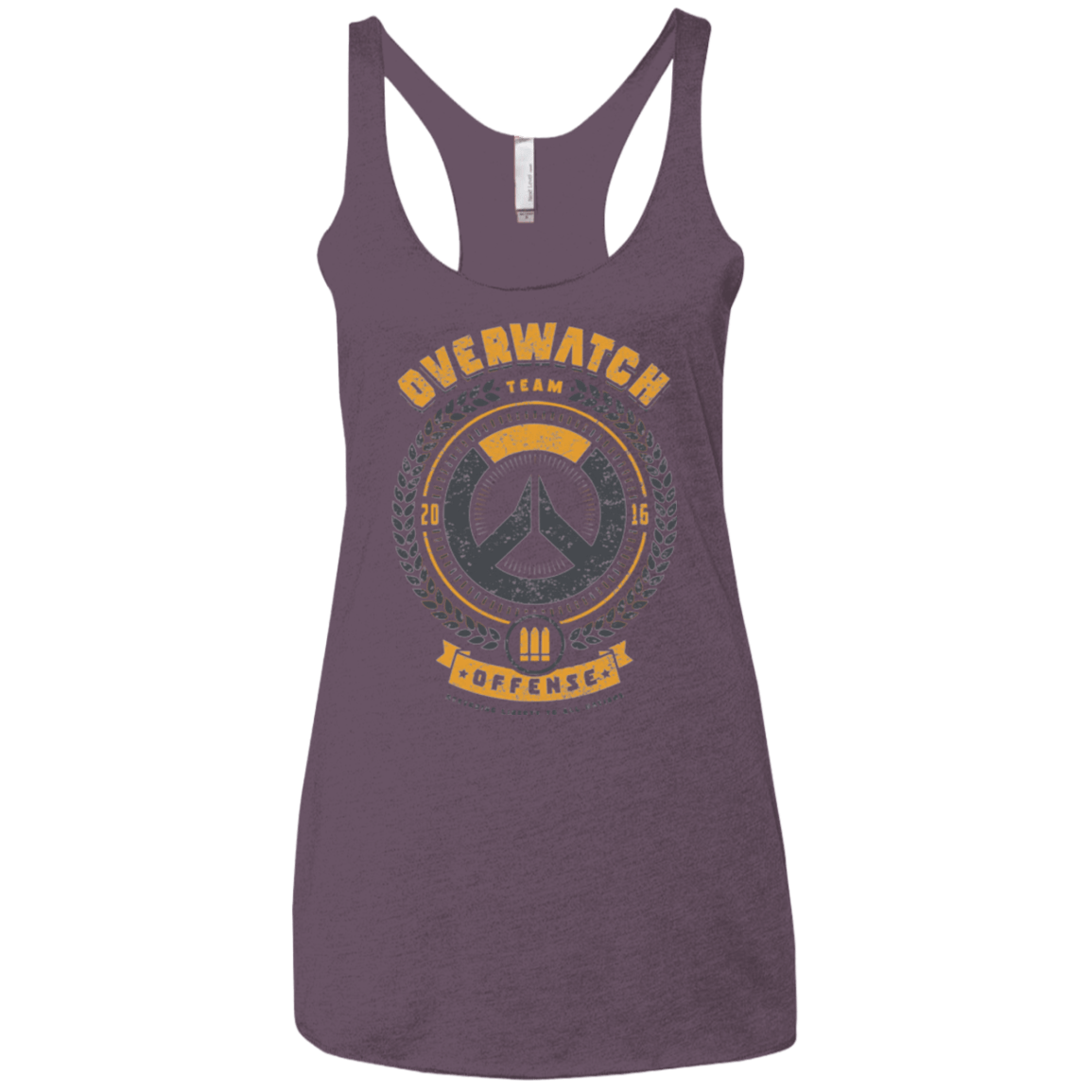 T-Shirts Vintage Purple / X-Small Offense Team Women's Triblend Racerback Tank