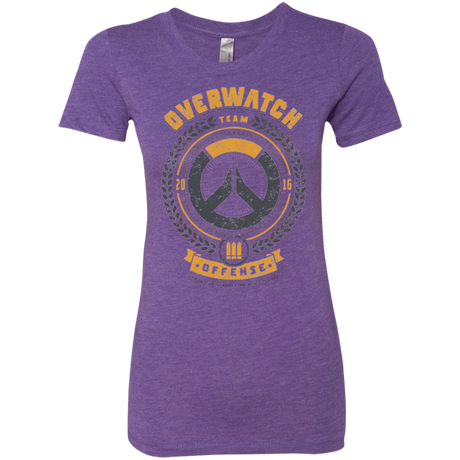 T-Shirts Purple Rush / Small Offense Team Women's Triblend T-Shirt