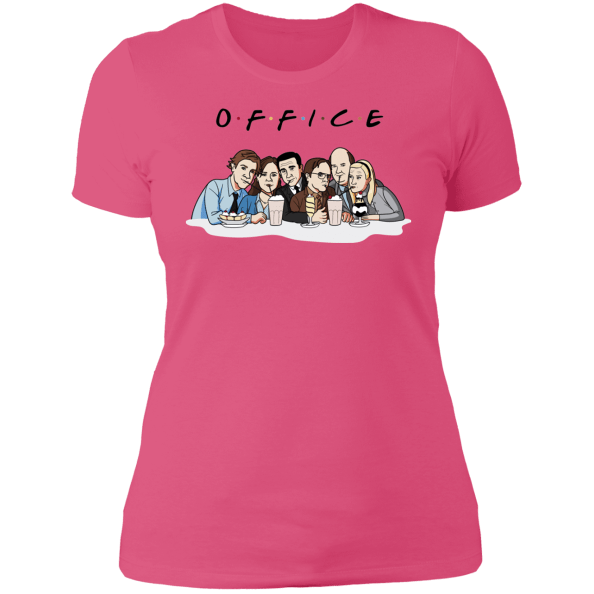 T-Shirts Hot Pink / S OFFICE Women's Premium T-Shirt