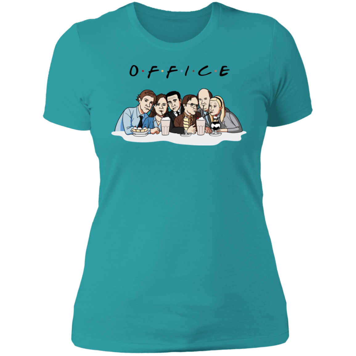 T-Shirts Tahiti Blue / S OFFICE Women's Premium T-Shirt