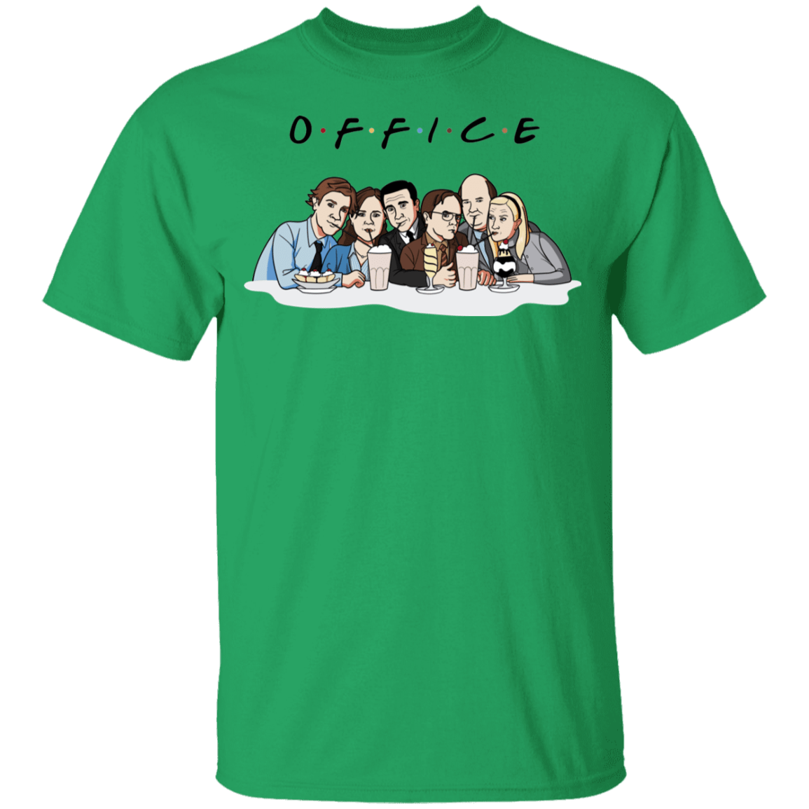 T-Shirts Irish Green / YXS OFFICE Youth T-Shirt