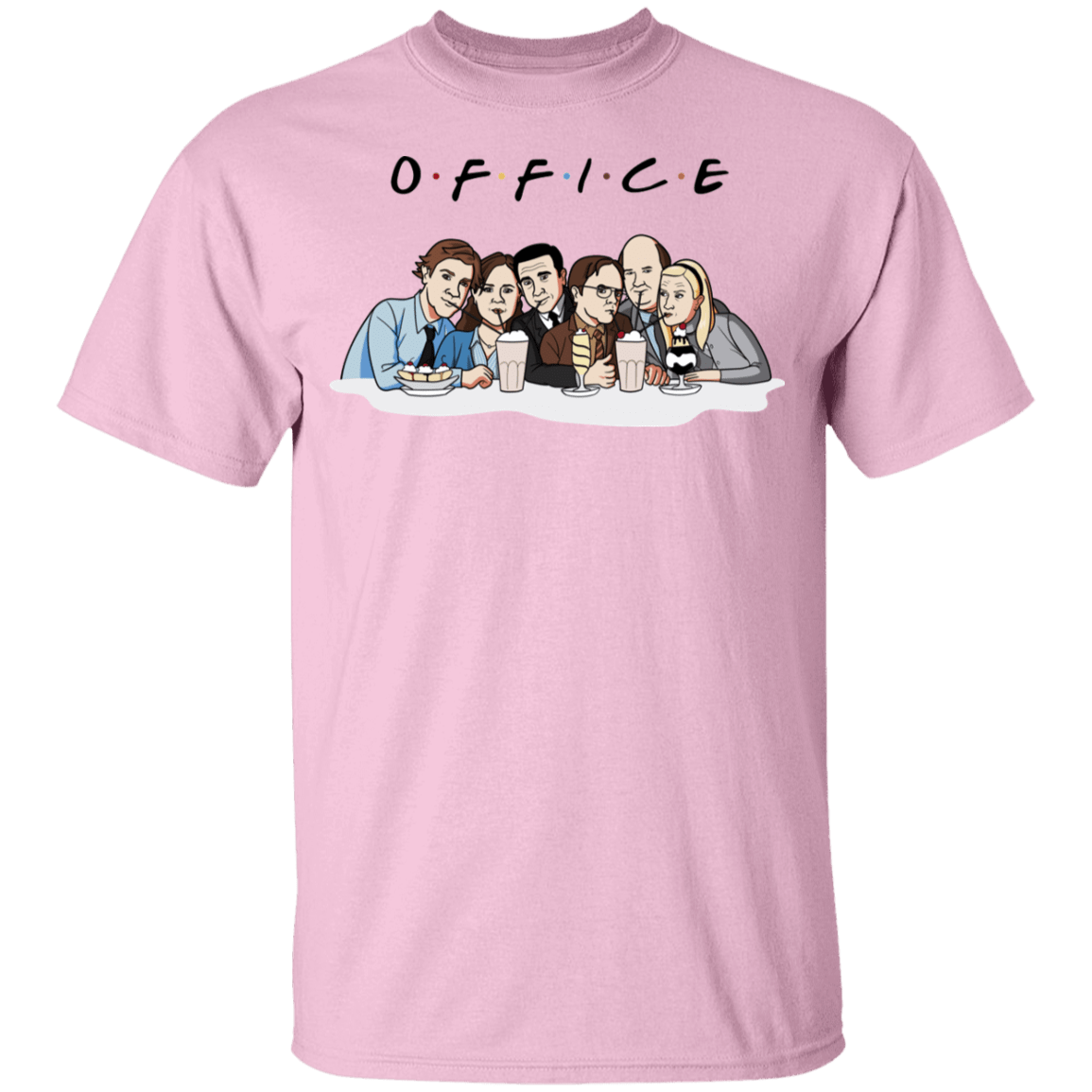 T-Shirts Light Pink / YXS OFFICE Youth T-Shirt