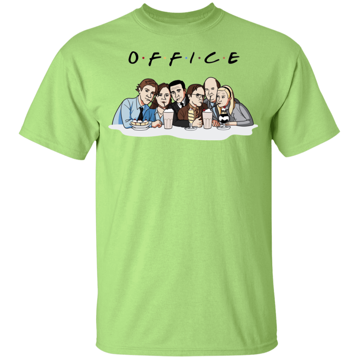 T-Shirts Mint Green / YXS OFFICE Youth T-Shirt