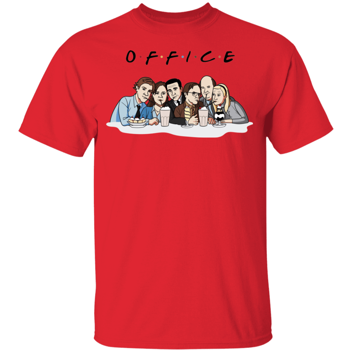 T-Shirts Red / YXS OFFICE Youth T-Shirt