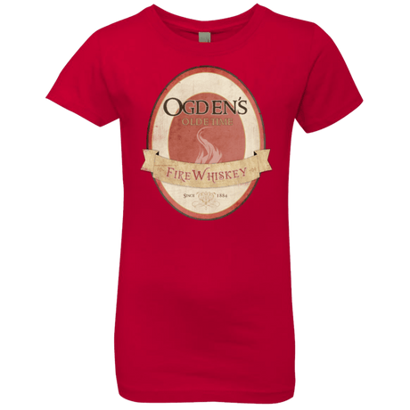 T-Shirts Red / YXS Ogdens Fire Whiskey Girls Premium T-Shirt
