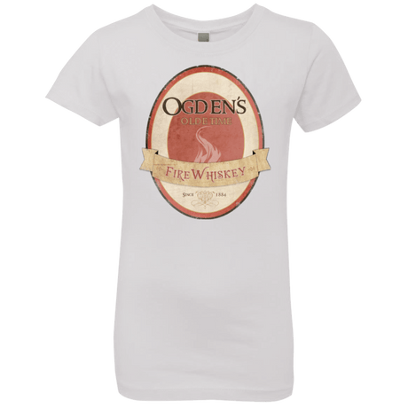 T-Shirts White / YXS Ogdens Fire Whiskey Girls Premium T-Shirt
