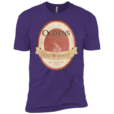T-Shirts Purple / X-Small Ogdens Fire Whiskey Men's Premium T-Shirt