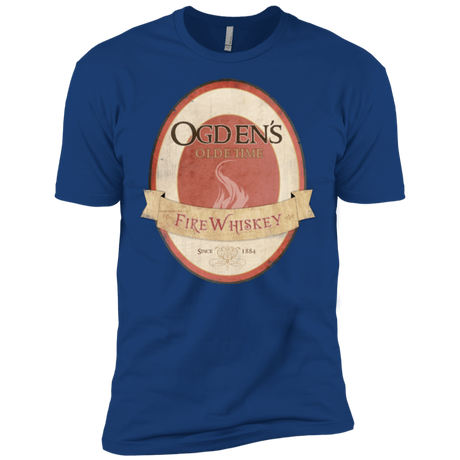 T-Shirts Royal / X-Small Ogdens Fire Whiskey Men's Premium T-Shirt