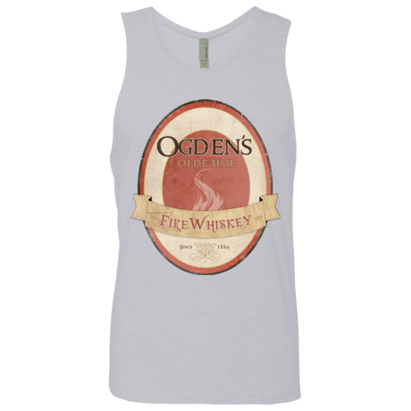 T-Shirts Heather Grey / Small Ogdens Fire Whiskey Men's Premium Tank Top