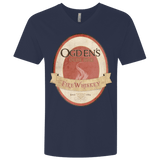 Ogdens Fire Whiskey Men's Premium V-Neck