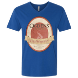 T-Shirts Royal / X-Small Ogdens Fire Whiskey Men's Premium V-Neck