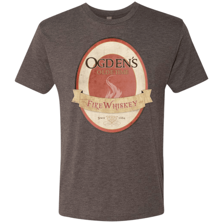 T-Shirts Macchiato / Small Ogdens Fire Whiskey Men's Triblend T-Shirt