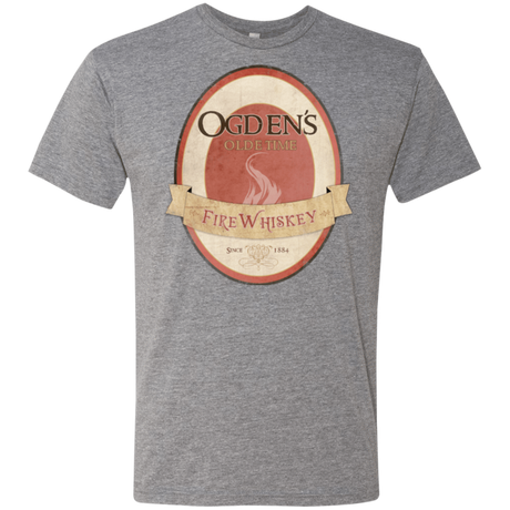 T-Shirts Premium Heather / Small Ogdens Fire Whiskey Men's Triblend T-Shirt