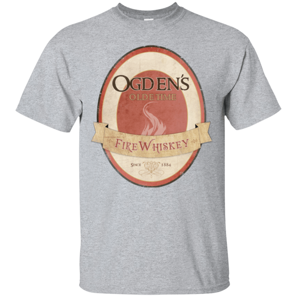 T-Shirts Sport Grey / Small Ogdens Fire Whiskey T-Shirt
