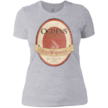 T-Shirts Heather Grey / X-Small Ogdens Fire Whiskey Women's Premium T-Shirt