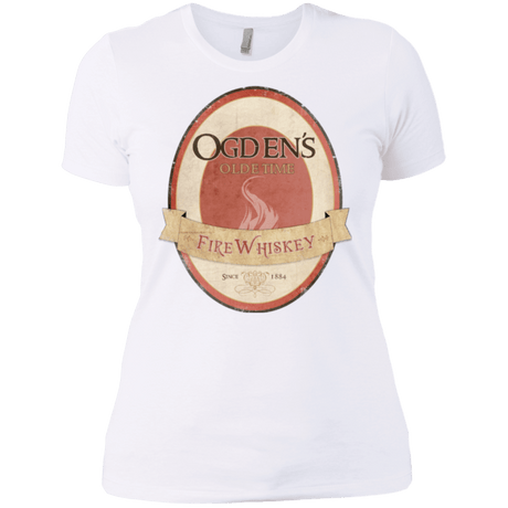 T-Shirts White / X-Small Ogdens Fire Whiskey Women's Premium T-Shirt