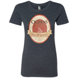 T-Shirts Vintage Navy / Small Ogdens Fire Whiskey Women's Triblend T-Shirt