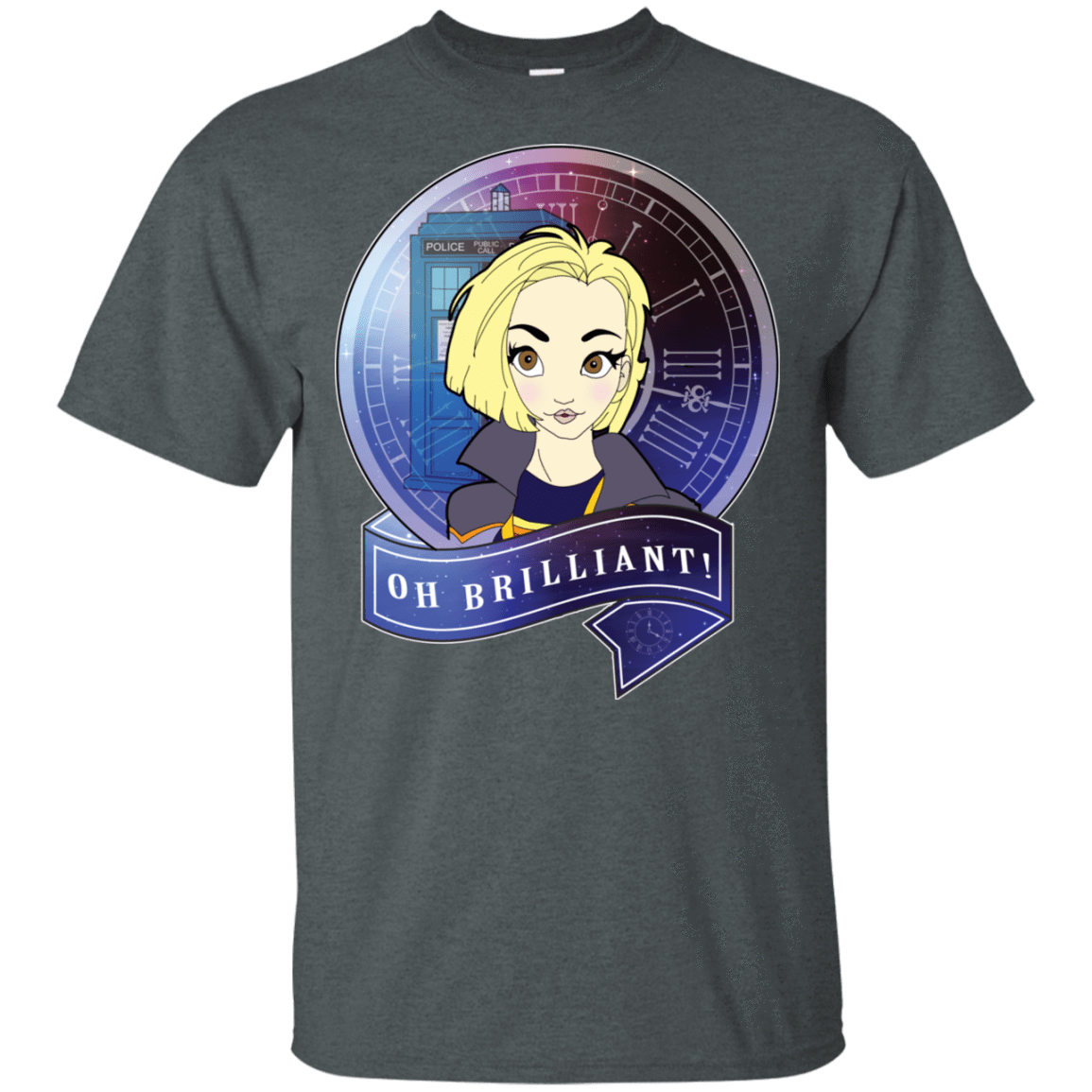 T-Shirts Dark Heather / S Oh Brilliant 13th Doctor T-Shirt