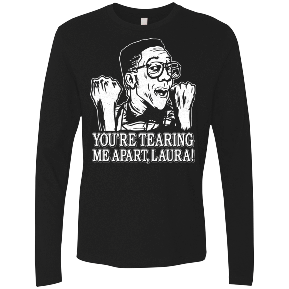 T-Shirts Black / Small OH LAURA Men's Premium Long Sleeve