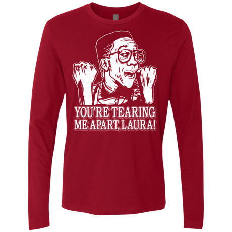 T-Shirts Cardinal / Small OH LAURA Men's Premium Long Sleeve