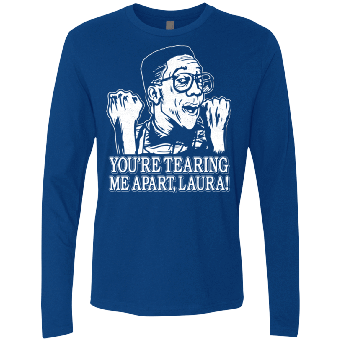 T-Shirts Royal / Small OH LAURA Men's Premium Long Sleeve