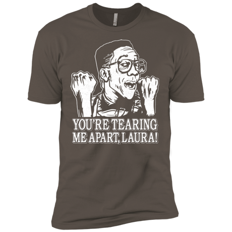 T-Shirts Warm Grey / X-Small OH LAURA Men's Premium T-Shirt