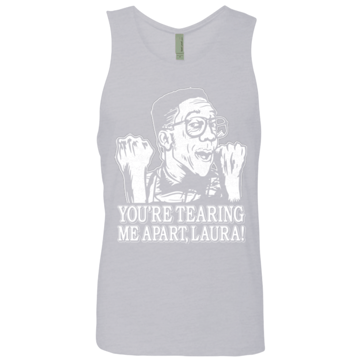 T-Shirts Heather Grey / Small OH LAURA Men's Premium Tank Top