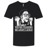 T-Shirts Black / X-Small OH LAURA Men's Premium V-Neck