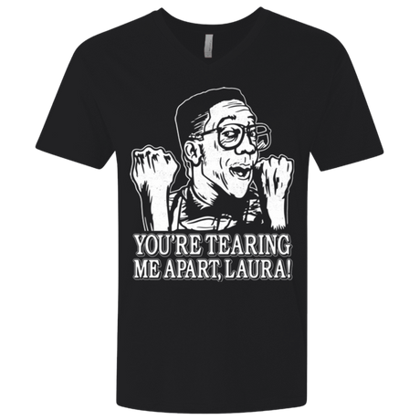 T-Shirts Black / X-Small OH LAURA Men's Premium V-Neck