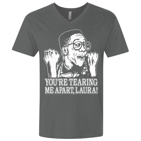 T-Shirts Heavy Metal / X-Small OH LAURA Men's Premium V-Neck