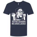 T-Shirts Midnight Navy / X-Small OH LAURA Men's Premium V-Neck