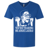 T-Shirts Royal / X-Small OH LAURA Men's Premium V-Neck