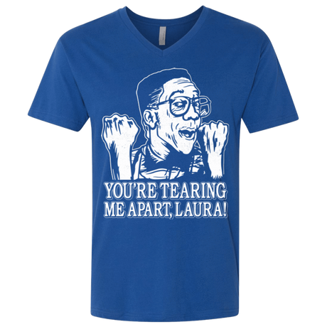 T-Shirts Royal / X-Small OH LAURA Men's Premium V-Neck