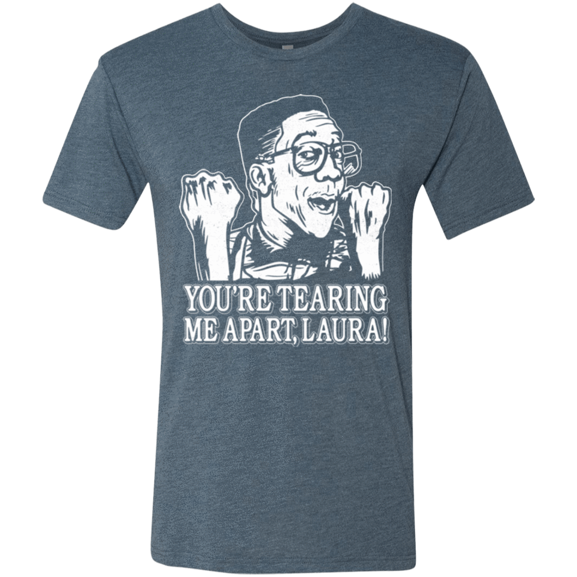 T-Shirts Indigo / Small OH LAURA Men's Triblend T-Shirt