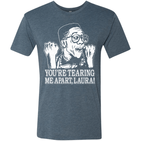 T-Shirts Indigo / Small OH LAURA Men's Triblend T-Shirt