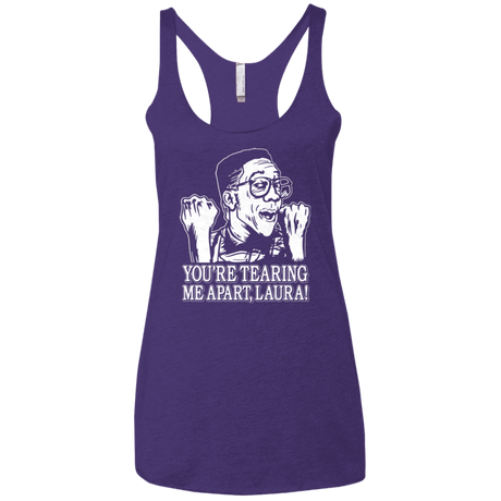 T-Shirts Purple Rush / X-Small OH LAURA Women's Triblend Racerback Tank
