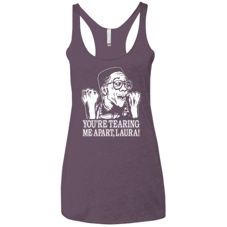 T-Shirts Vintage Purple / X-Small OH LAURA Women's Triblend Racerback Tank