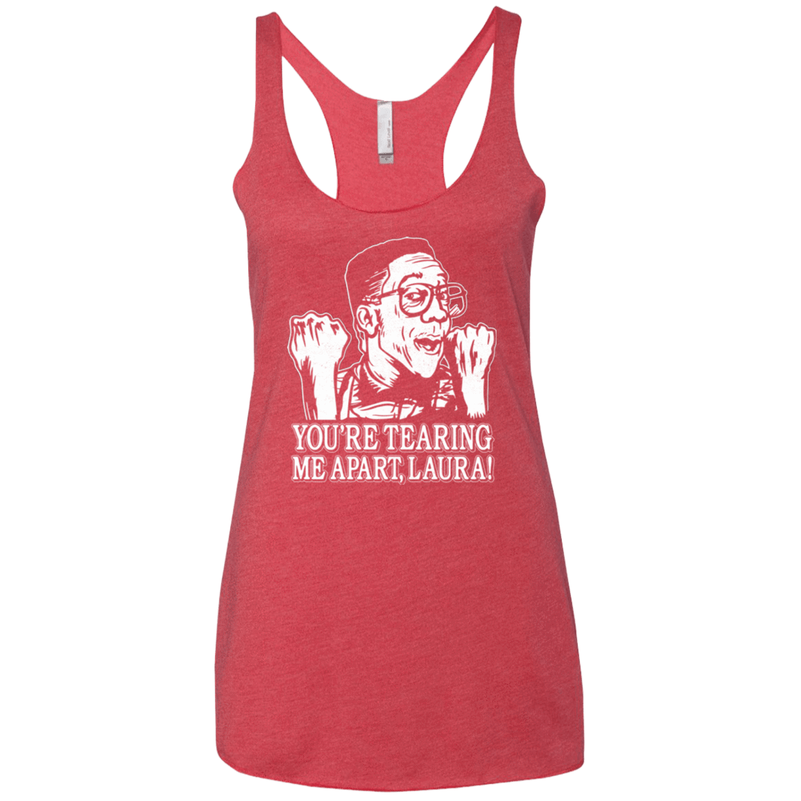 T-Shirts Vintage Red / X-Small OH LAURA Women's Triblend Racerback Tank