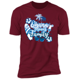 T-Shirts Cardinal / S Ohana Means Family Men's Premium T-Shirt