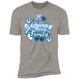 T-Shirts Light Grey / S Ohana Means Family Men's Premium T-Shirt
