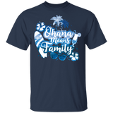 T-Shirts Navy / YXS Ohana Means Family Youth T-Shirt