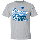 T-Shirts Sport Grey / YXS Ohana Means Family Youth T-Shirt