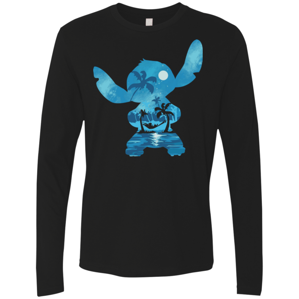 T-Shirts Black / S Ohana Portrait Men's Premium Long Sleeve