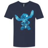 T-Shirts Midnight Navy / X-Small Ohana Portrait Men's Premium V-Neck