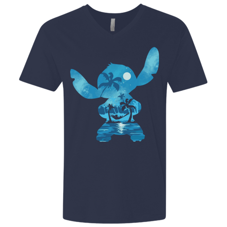 T-Shirts Midnight Navy / X-Small Ohana Portrait Men's Premium V-Neck