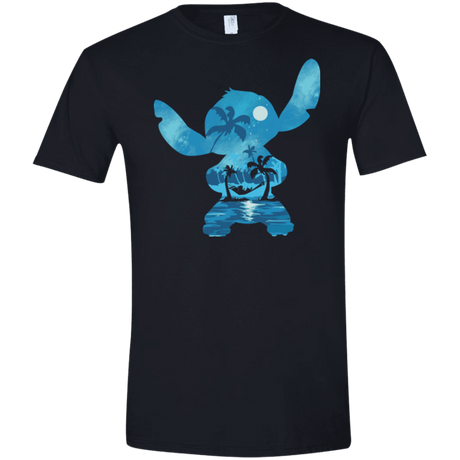 T-Shirts Black / X-Small Ohana Portrait Men's Semi-Fitted Softstyle