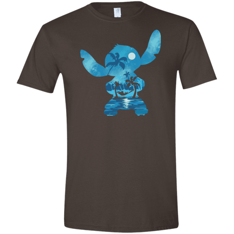 T-Shirts Dark Chocolate / S Ohana Portrait Men's Semi-Fitted Softstyle