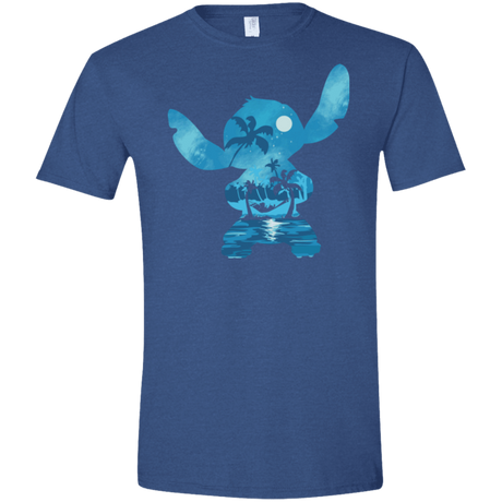 T-Shirts Heather Royal / X-Small Ohana Portrait Men's Semi-Fitted Softstyle