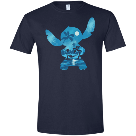 T-Shirts Navy / X-Small Ohana Portrait Men's Semi-Fitted Softstyle